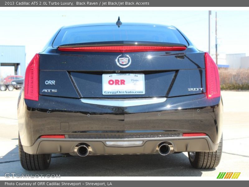 Black Raven / Jet Black/Jet Black Accents 2013 Cadillac ATS 2.0L Turbo Luxury