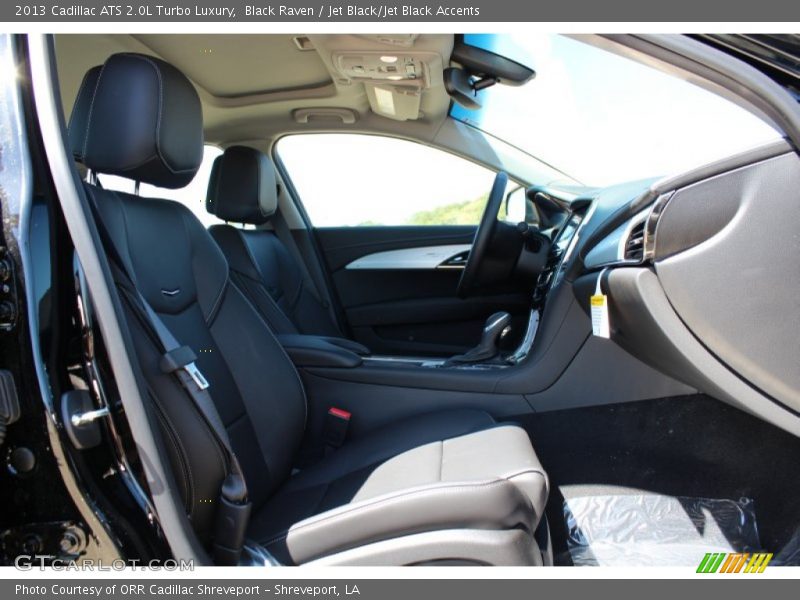 Black Raven / Jet Black/Jet Black Accents 2013 Cadillac ATS 2.0L Turbo Luxury