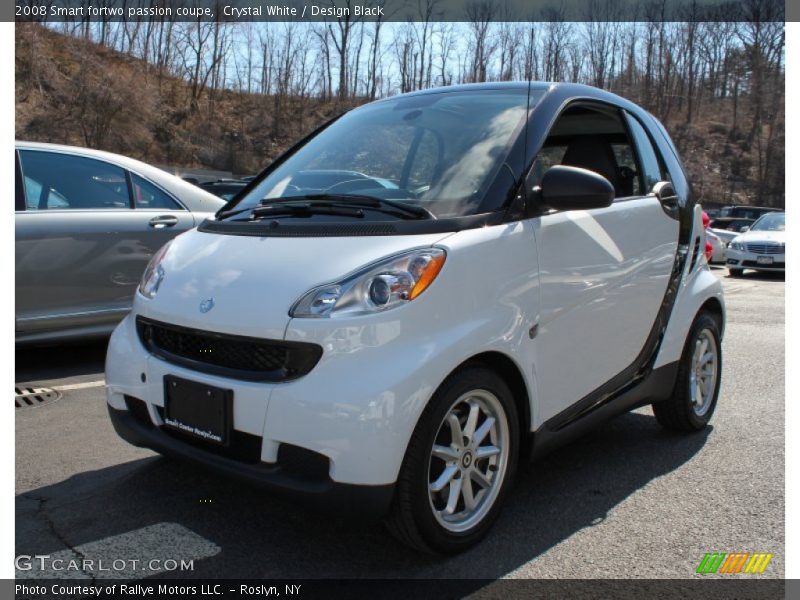 Crystal White / Design Black 2008 Smart fortwo passion coupe