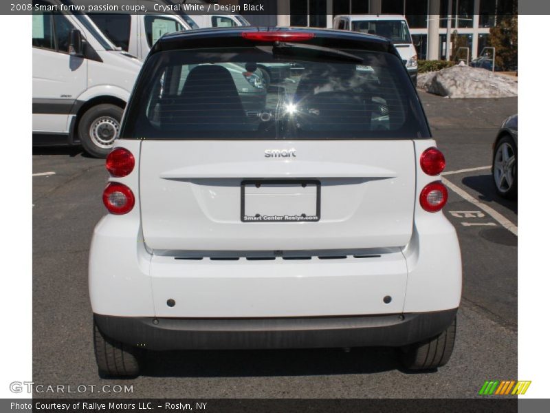 Crystal White / Design Black 2008 Smart fortwo passion coupe