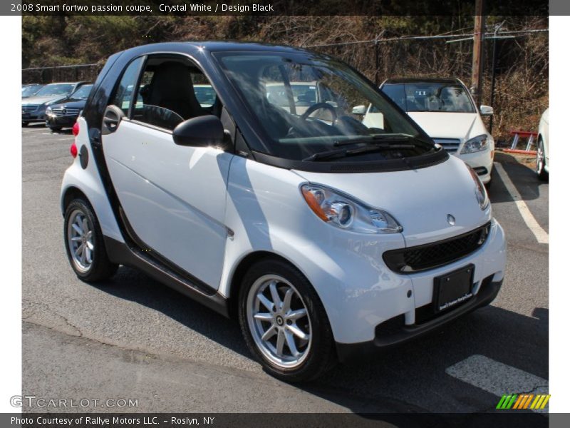 Crystal White / Design Black 2008 Smart fortwo passion coupe