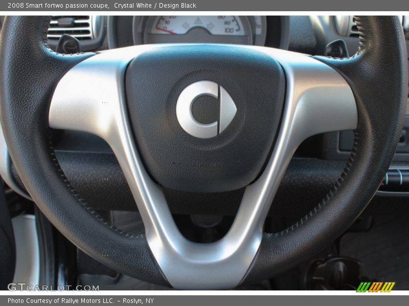 Crystal White / Design Black 2008 Smart fortwo passion coupe