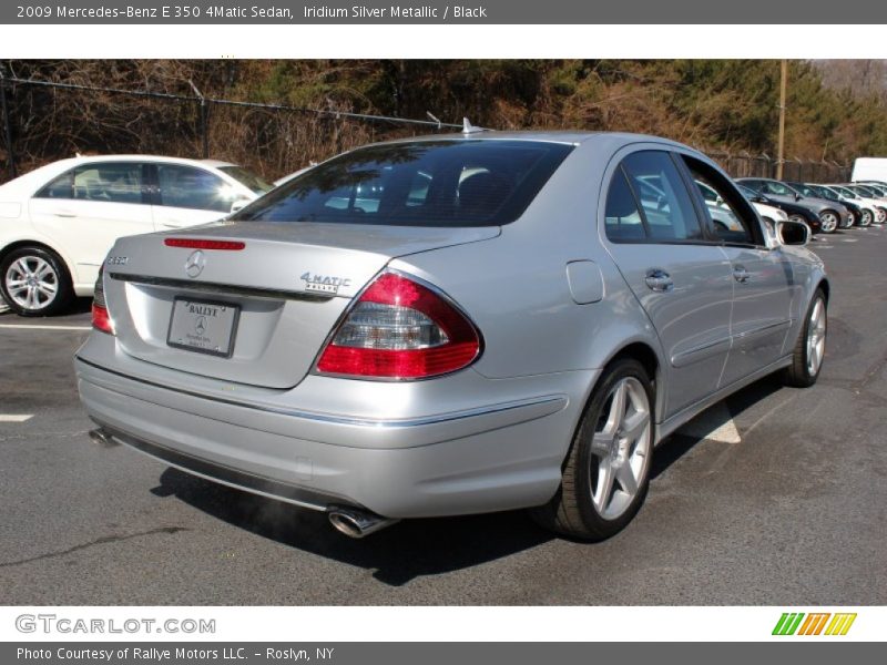 Iridium Silver Metallic / Black 2009 Mercedes-Benz E 350 4Matic Sedan