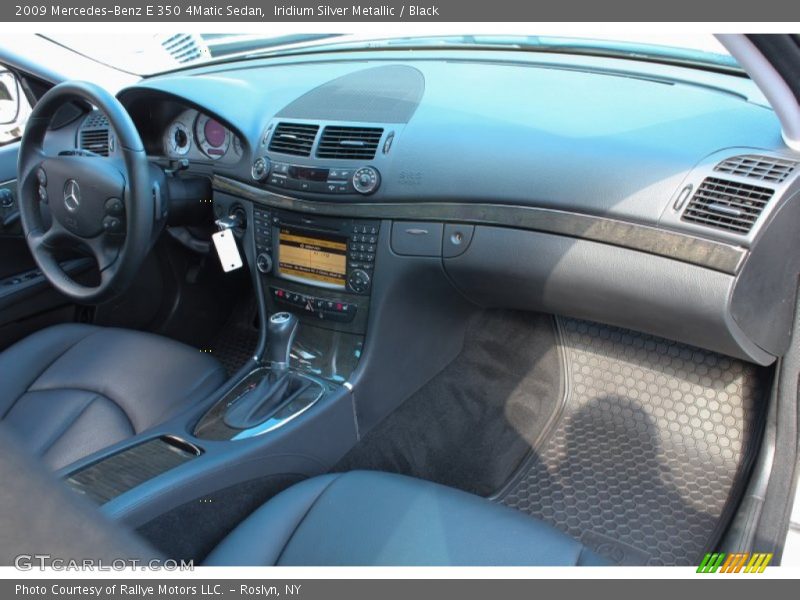 Iridium Silver Metallic / Black 2009 Mercedes-Benz E 350 4Matic Sedan