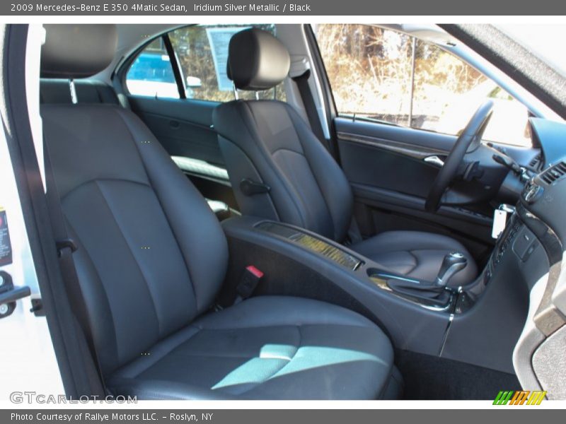 Iridium Silver Metallic / Black 2009 Mercedes-Benz E 350 4Matic Sedan