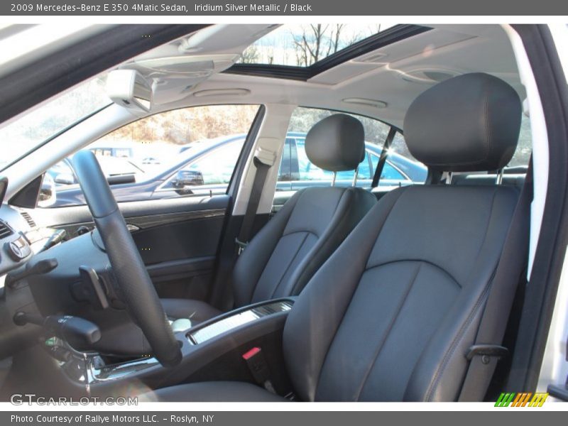Iridium Silver Metallic / Black 2009 Mercedes-Benz E 350 4Matic Sedan