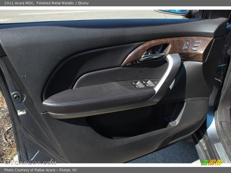 Polished Metal Metallic / Ebony 2011 Acura MDX