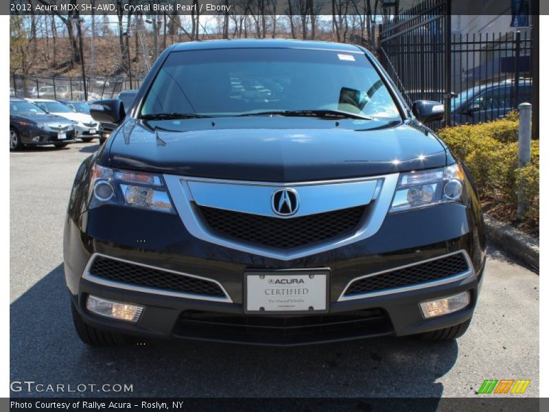 Crystal Black Pearl / Ebony 2012 Acura MDX SH-AWD