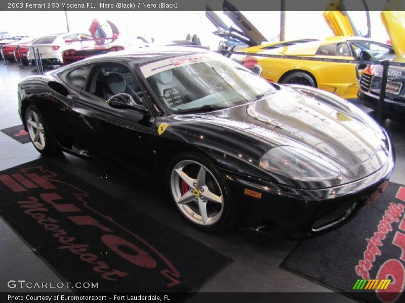 Nero (Black) / Nero (Black) 2003 Ferrari 360 Modena F1