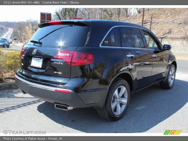 Crystal Black Pearl / Ebony 2012 Acura MDX SH-AWD