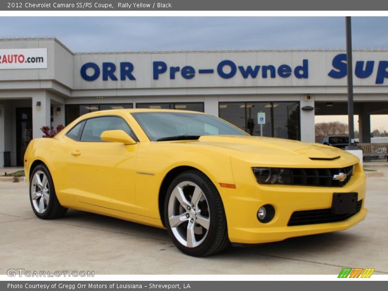 Rally Yellow / Black 2012 Chevrolet Camaro SS/RS Coupe