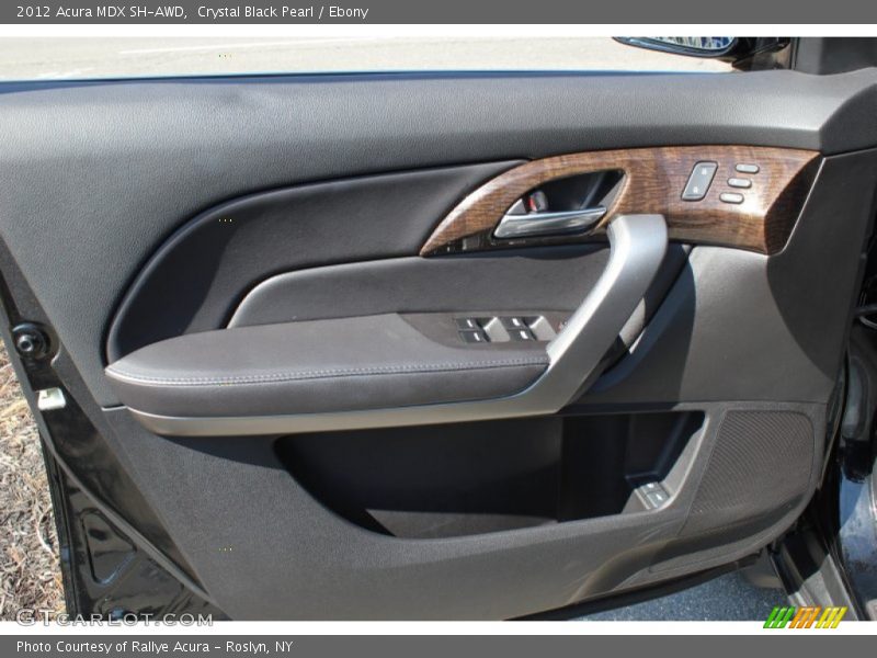 Crystal Black Pearl / Ebony 2012 Acura MDX SH-AWD