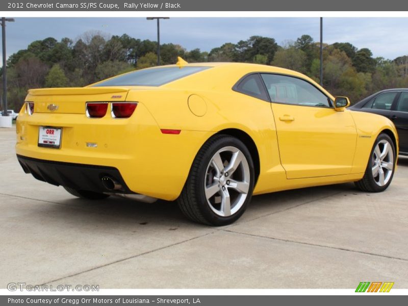 Rally Yellow / Black 2012 Chevrolet Camaro SS/RS Coupe
