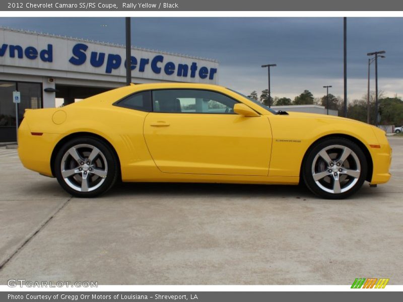 Rally Yellow / Black 2012 Chevrolet Camaro SS/RS Coupe