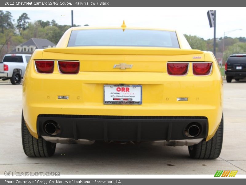 Rally Yellow / Black 2012 Chevrolet Camaro SS/RS Coupe