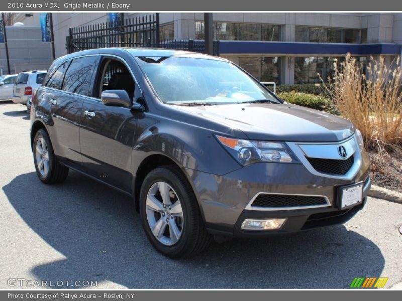 Grigio Metallic / Ebony 2010 Acura MDX