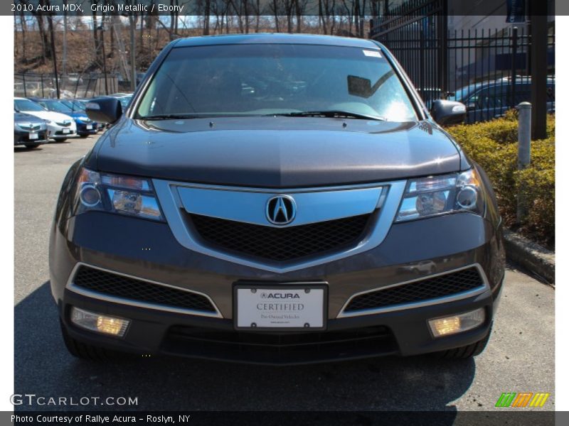 Grigio Metallic / Ebony 2010 Acura MDX
