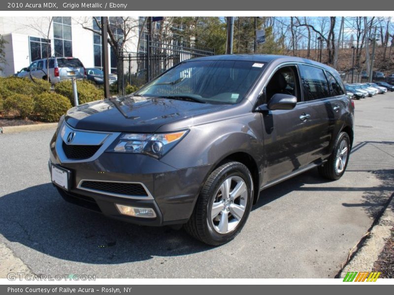 Grigio Metallic / Ebony 2010 Acura MDX