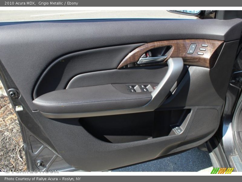 Grigio Metallic / Ebony 2010 Acura MDX