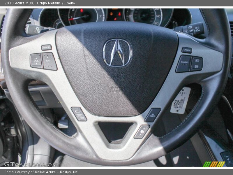 Grigio Metallic / Ebony 2010 Acura MDX