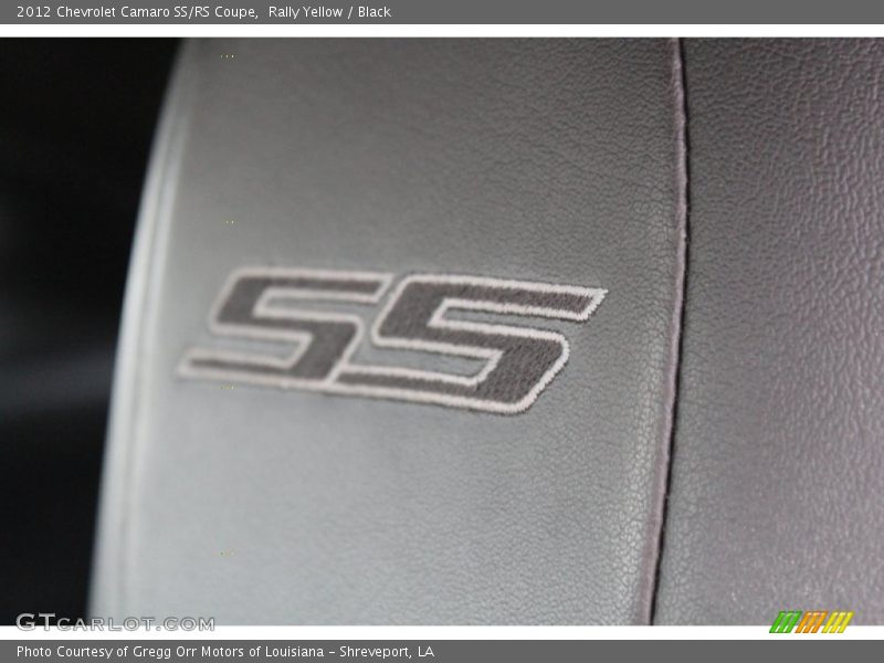 Rally Yellow / Black 2012 Chevrolet Camaro SS/RS Coupe