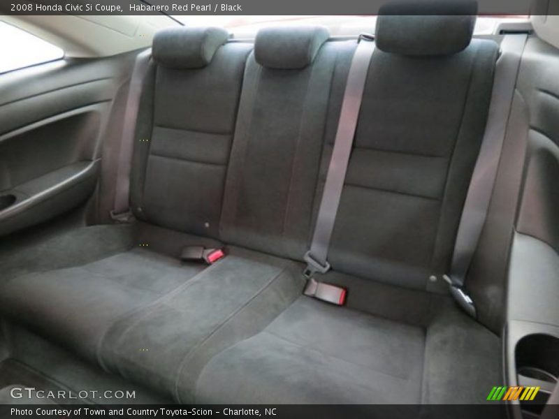 Habanero Red Pearl / Black 2008 Honda Civic Si Coupe