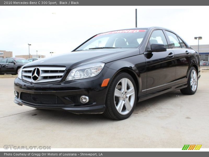 Black / Black 2010 Mercedes-Benz C 300 Sport