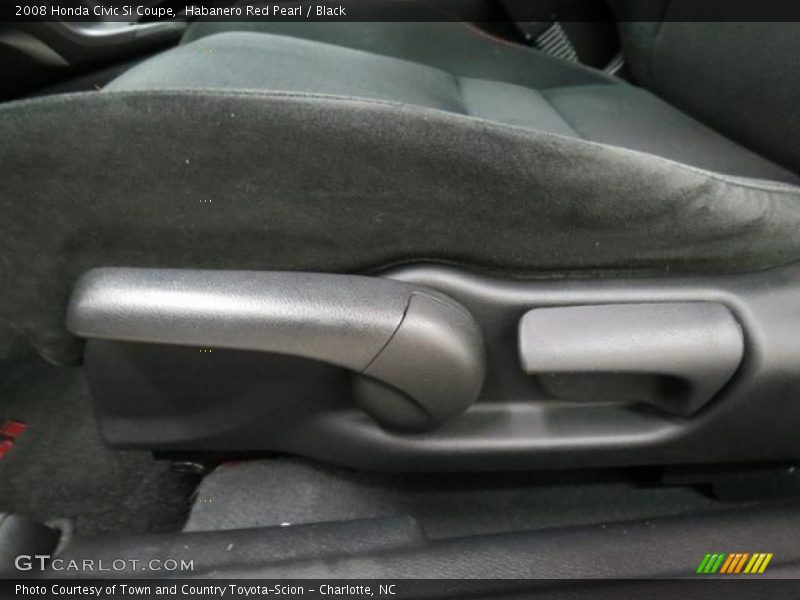 Habanero Red Pearl / Black 2008 Honda Civic Si Coupe