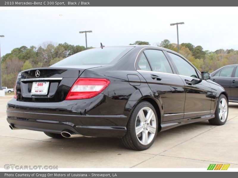 Black / Black 2010 Mercedes-Benz C 300 Sport