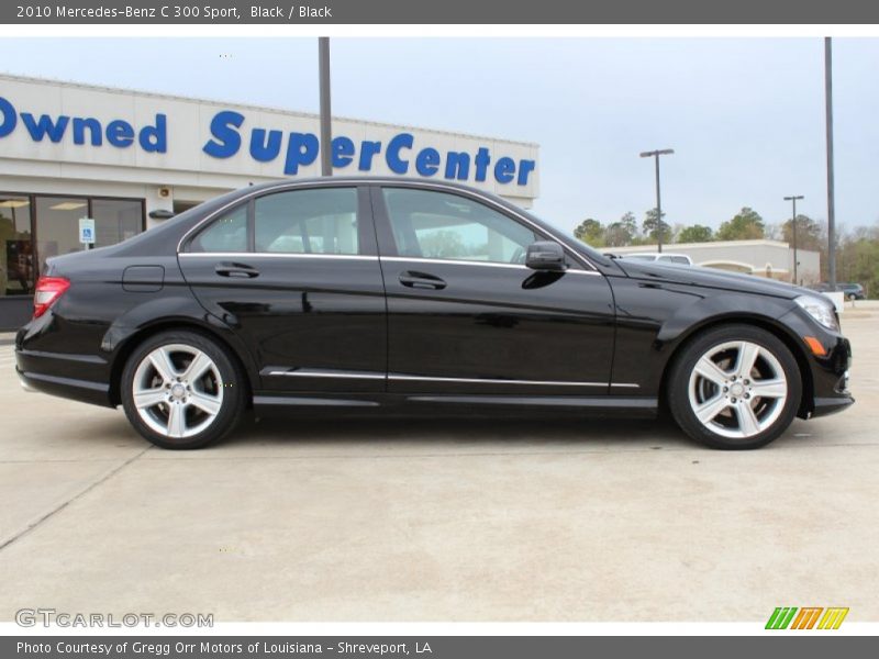 Black / Black 2010 Mercedes-Benz C 300 Sport