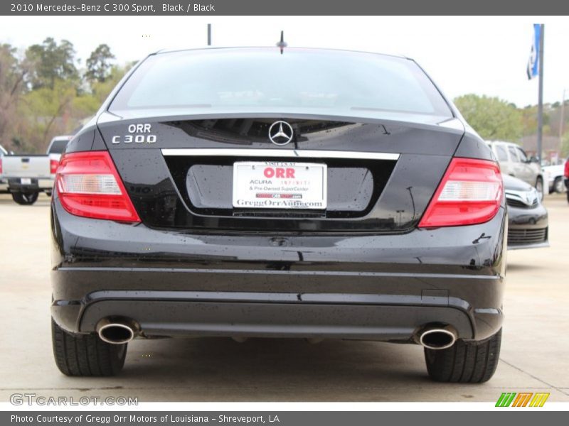 Black / Black 2010 Mercedes-Benz C 300 Sport