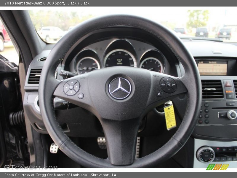 Black / Black 2010 Mercedes-Benz C 300 Sport