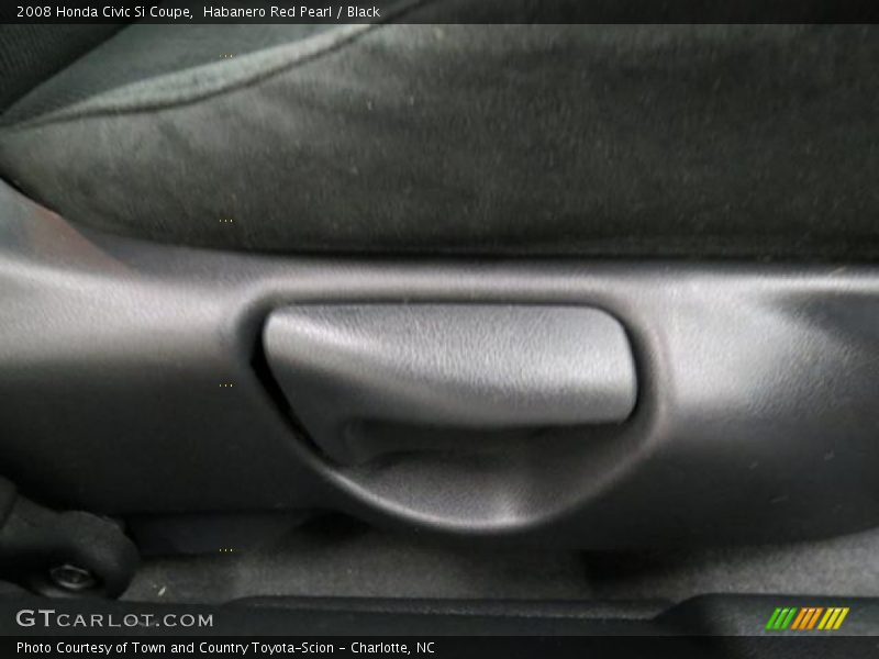Habanero Red Pearl / Black 2008 Honda Civic Si Coupe