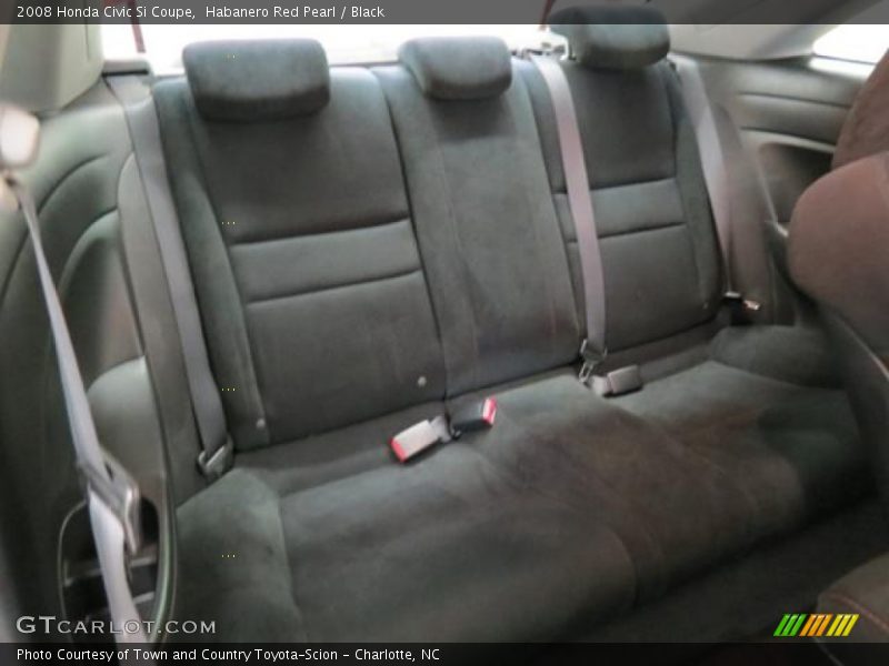 Habanero Red Pearl / Black 2008 Honda Civic Si Coupe