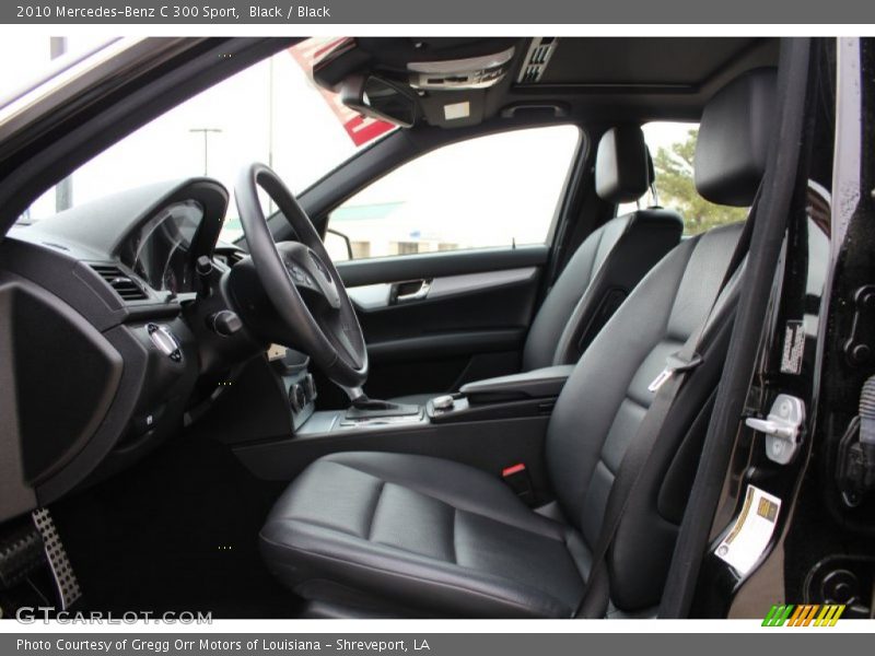 Black / Black 2010 Mercedes-Benz C 300 Sport
