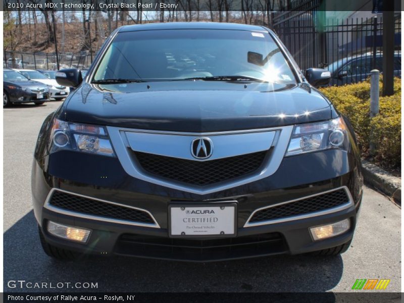Crystal Black Pearl / Ebony 2010 Acura MDX Technology