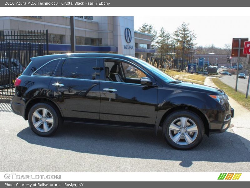 Crystal Black Pearl / Ebony 2010 Acura MDX Technology