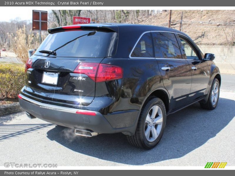 Crystal Black Pearl / Ebony 2010 Acura MDX Technology