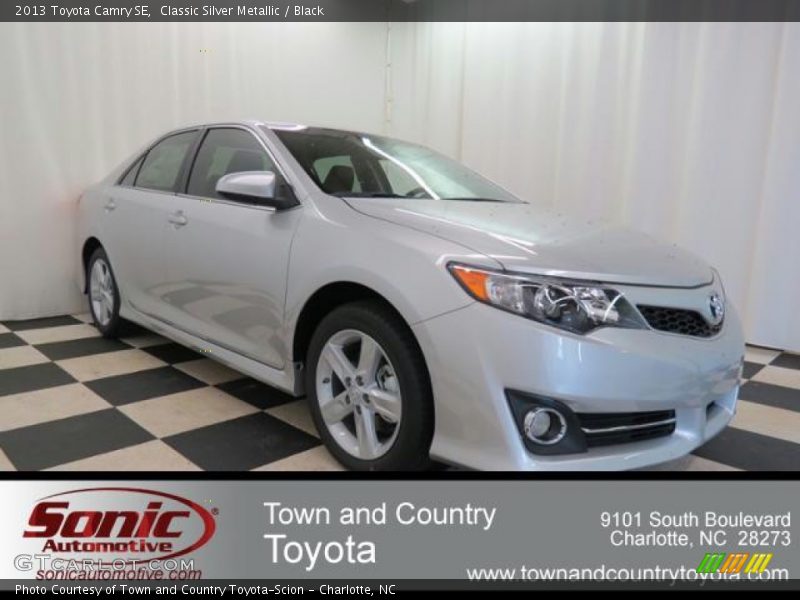 Classic Silver Metallic / Black 2013 Toyota Camry SE