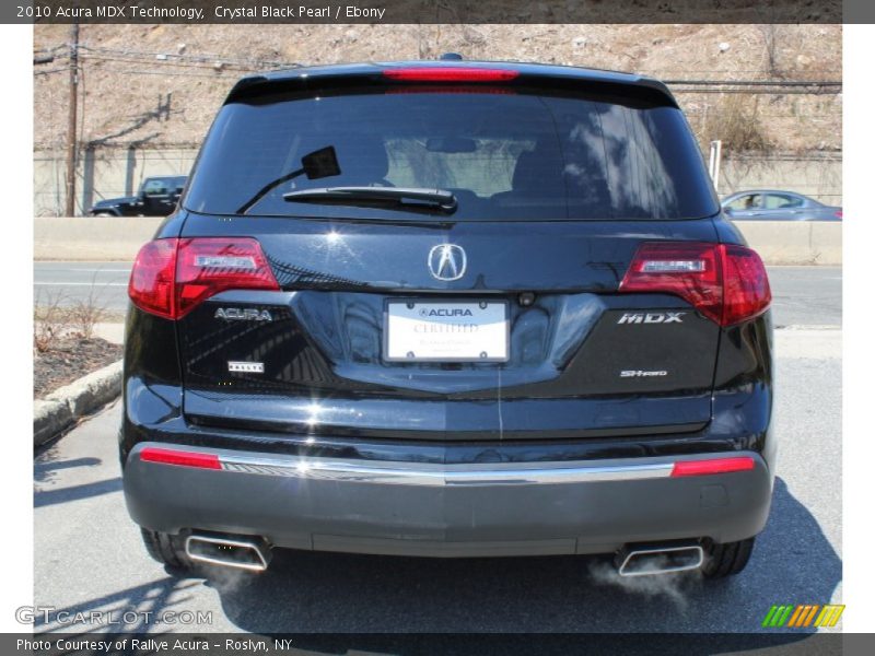 Crystal Black Pearl / Ebony 2010 Acura MDX Technology