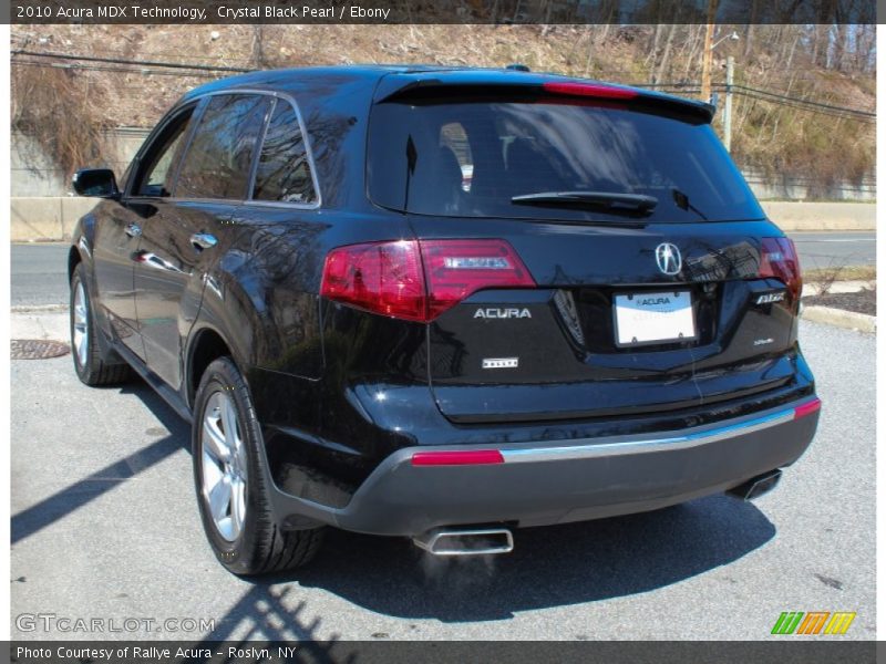 Crystal Black Pearl / Ebony 2010 Acura MDX Technology