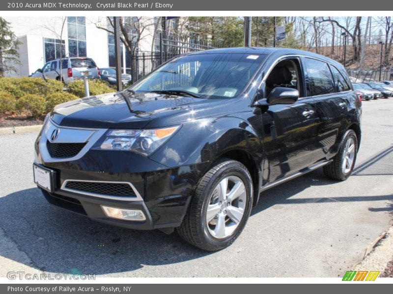 Crystal Black Pearl / Ebony 2010 Acura MDX Technology