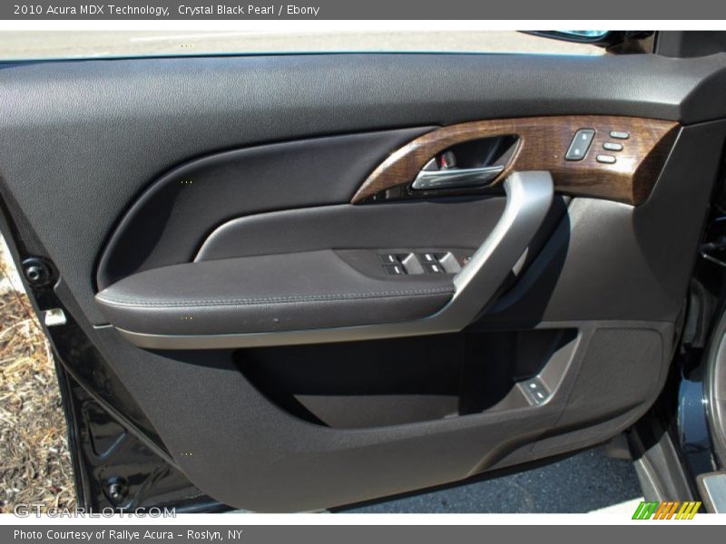 Crystal Black Pearl / Ebony 2010 Acura MDX Technology