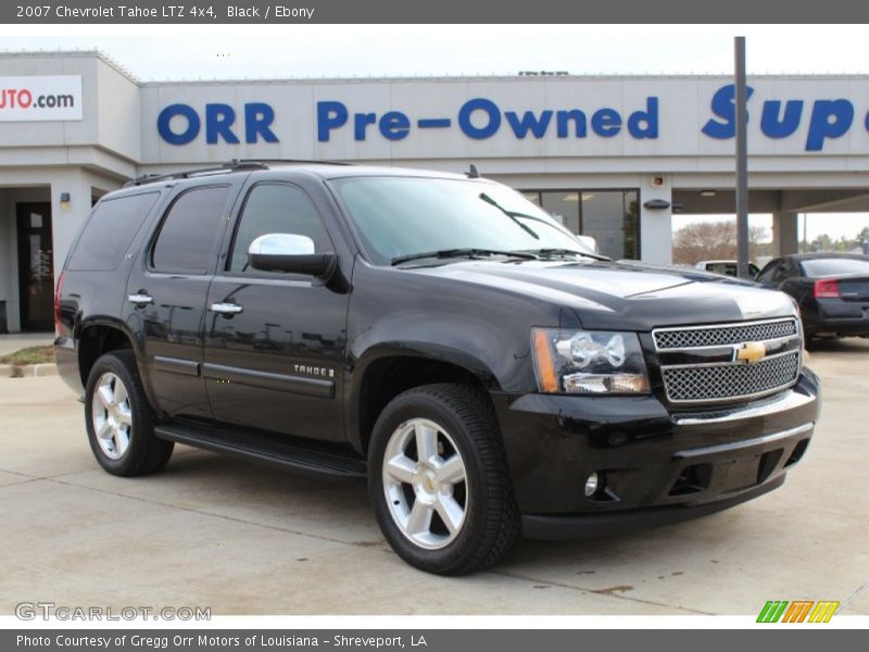 Black / Ebony 2007 Chevrolet Tahoe LTZ 4x4