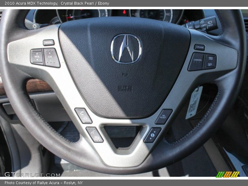 Crystal Black Pearl / Ebony 2010 Acura MDX Technology