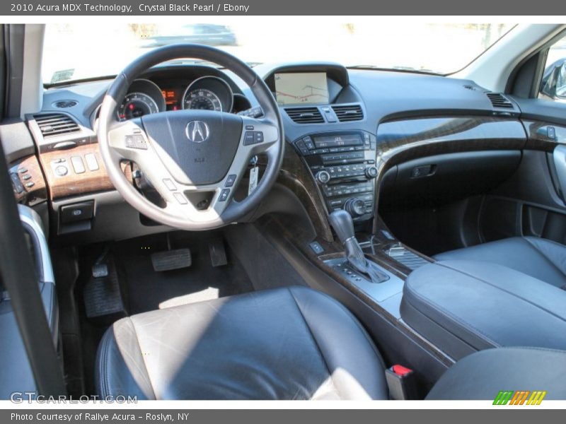 Crystal Black Pearl / Ebony 2010 Acura MDX Technology