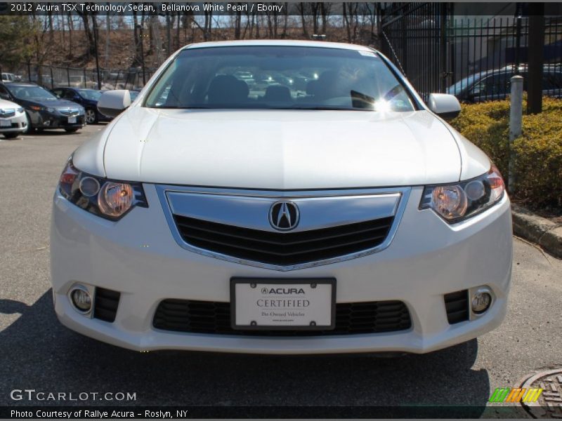 Bellanova White Pearl / Ebony 2012 Acura TSX Technology Sedan