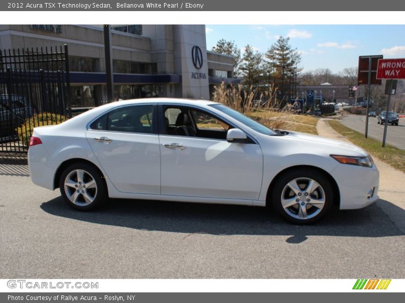 Bellanova White Pearl / Ebony 2012 Acura TSX Technology Sedan