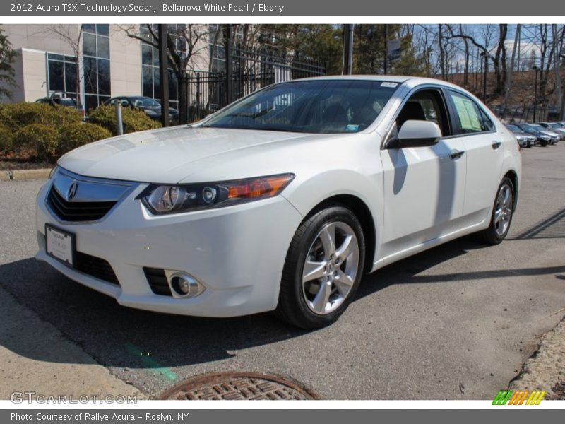 Bellanova White Pearl / Ebony 2012 Acura TSX Technology Sedan