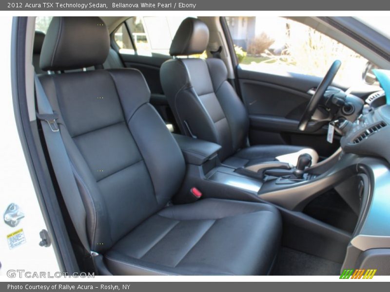 Bellanova White Pearl / Ebony 2012 Acura TSX Technology Sedan
